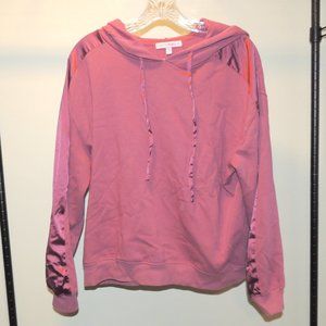 Inspired Hearts Hooded Pink Sweatshirt 1X